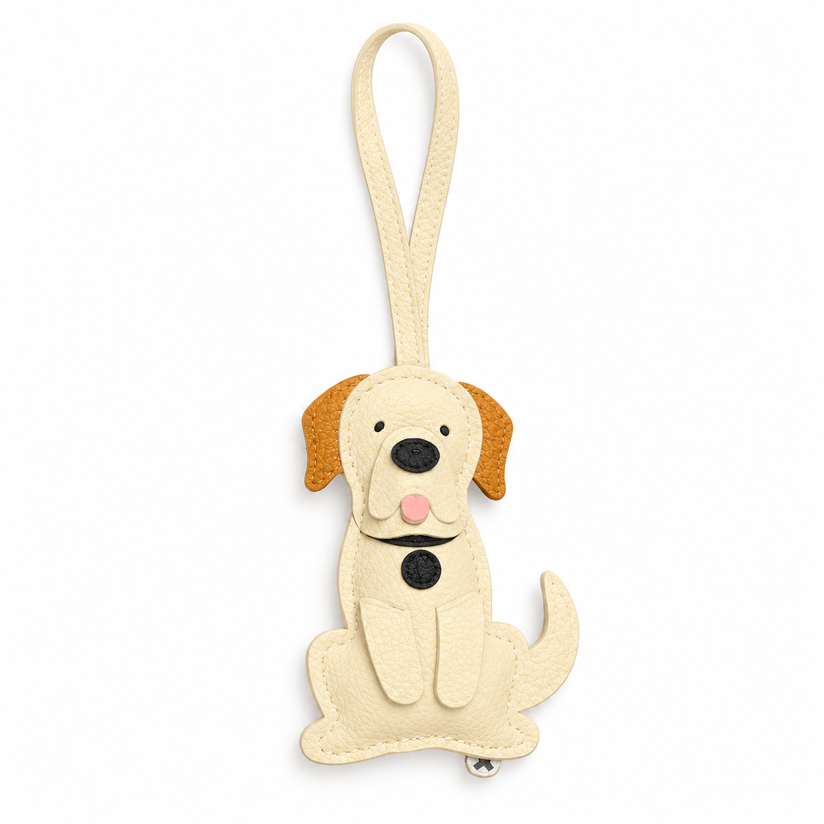 Llavero charm perro labrador crema