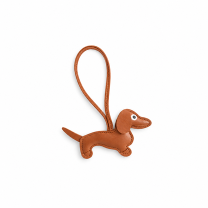 Charm Teckel Marrón camel con tira completa