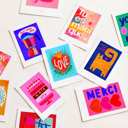 A6 Tarjeta o Postal con Sobre Hello Baby