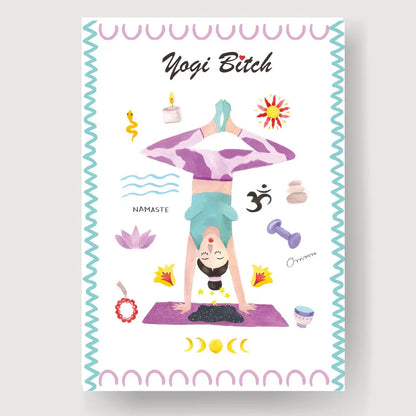 A6 Trendy Bitch Card or Postcard with Envelope