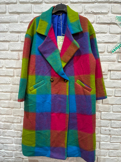 Abrigo Cuadros Multicolor