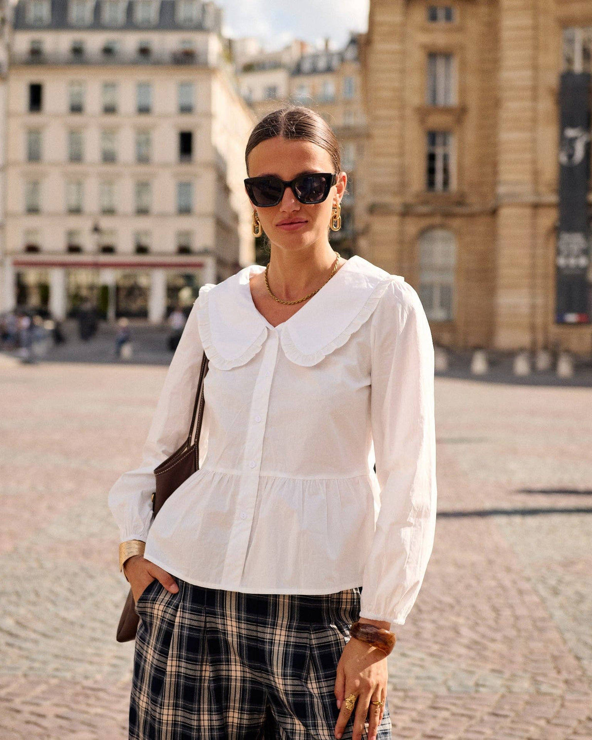 Pantalones Cuadros Franela Culotte