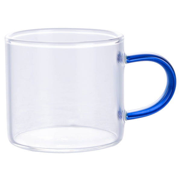 Mini taza de Cristal con Asas Colores Azul Marino