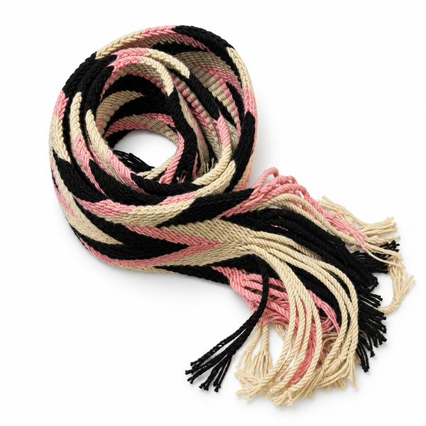 Cinturón Banda Étnico Rosa