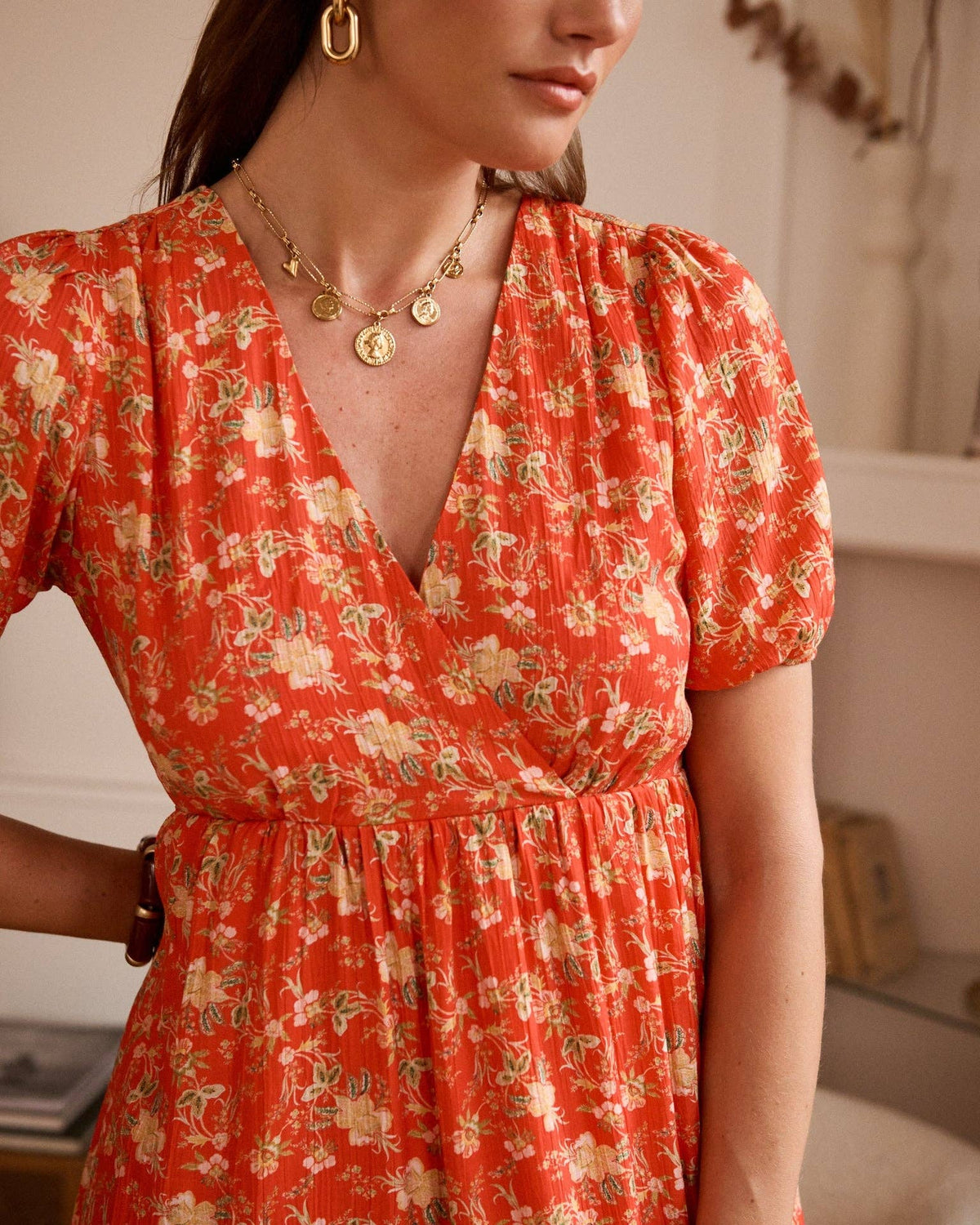 Vestido Falyne rojo