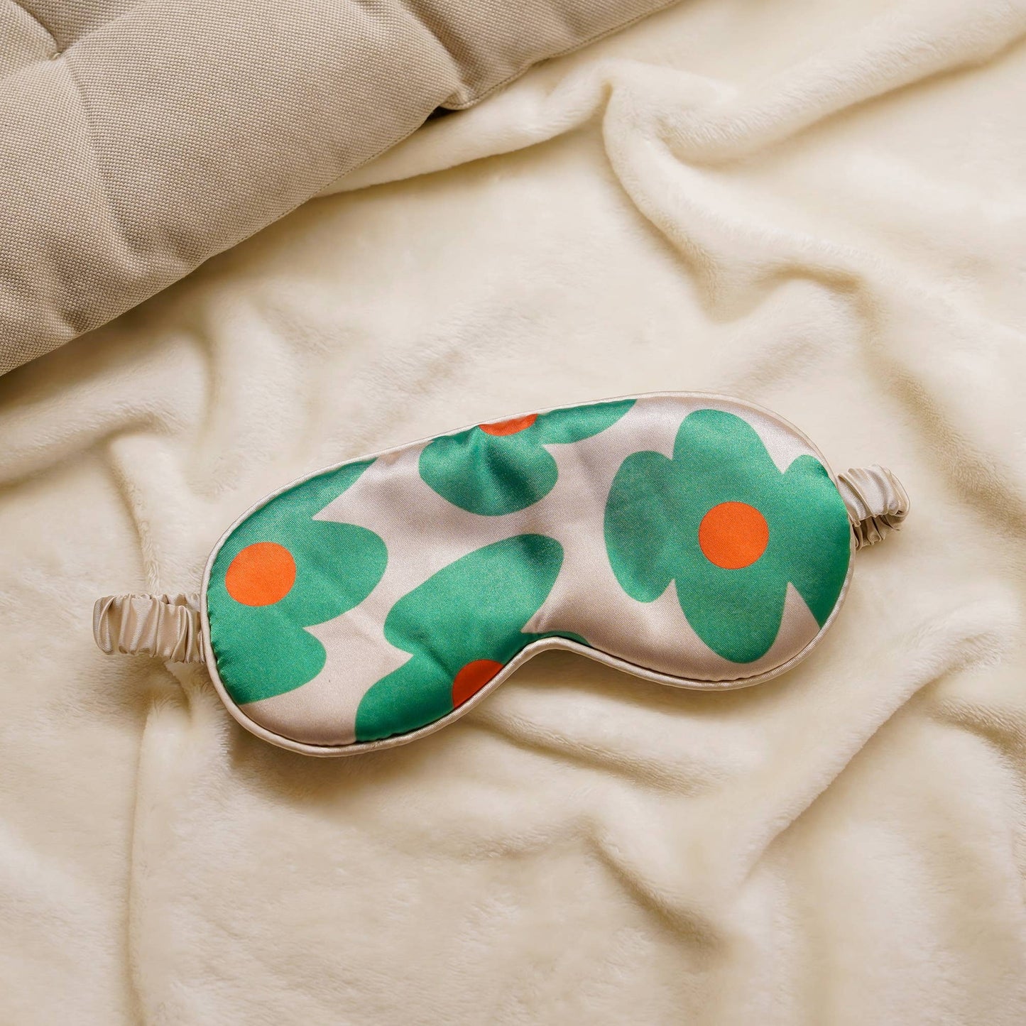 Antifaz Flor Verde y Roja