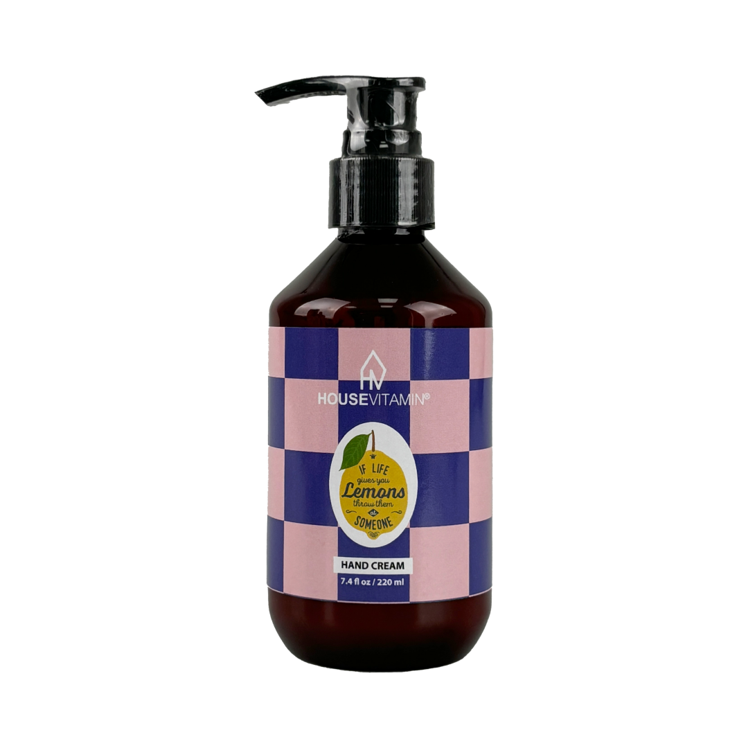 Crema de manos - Vegana - Limón/Bergamota - 200ml