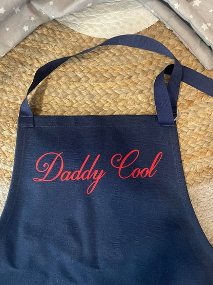 Delantal Azul Marino Daddy Cool
