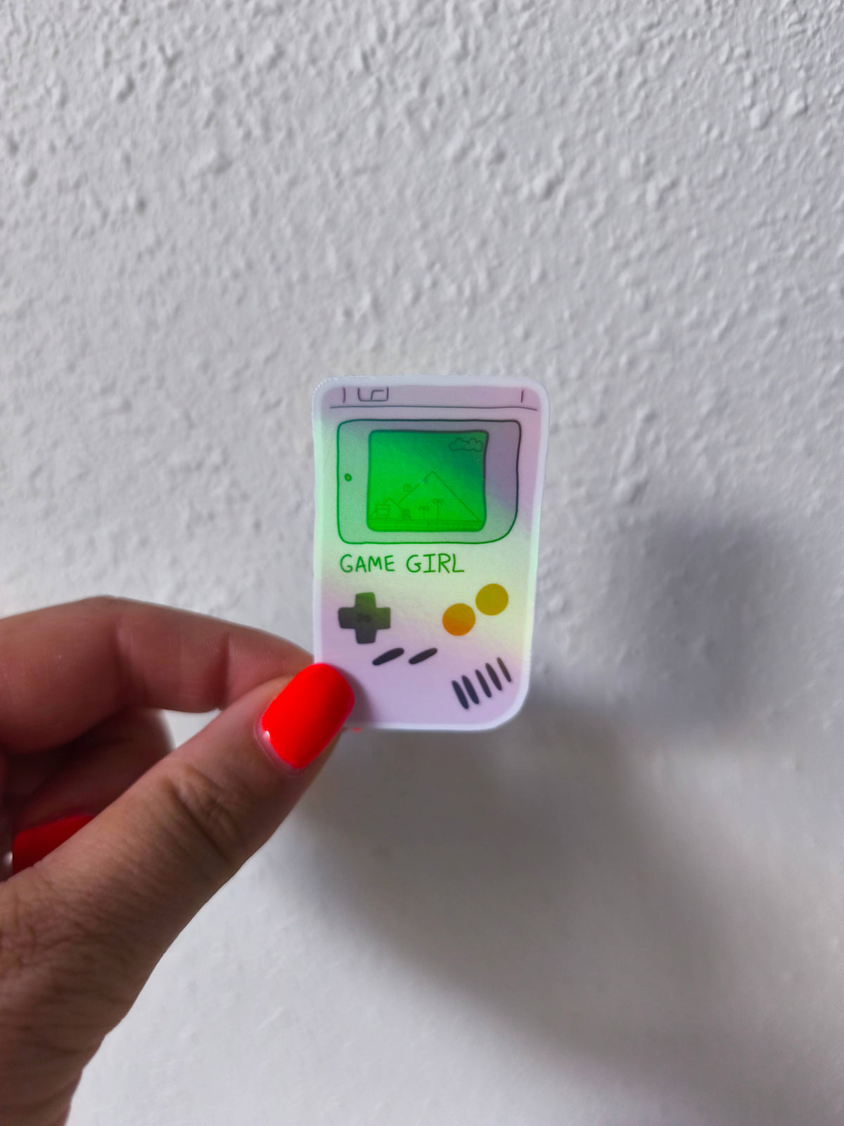 Pegatina Game Boy Game Girl