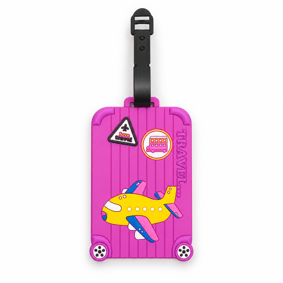 Identificador de maleta Travel rosa
