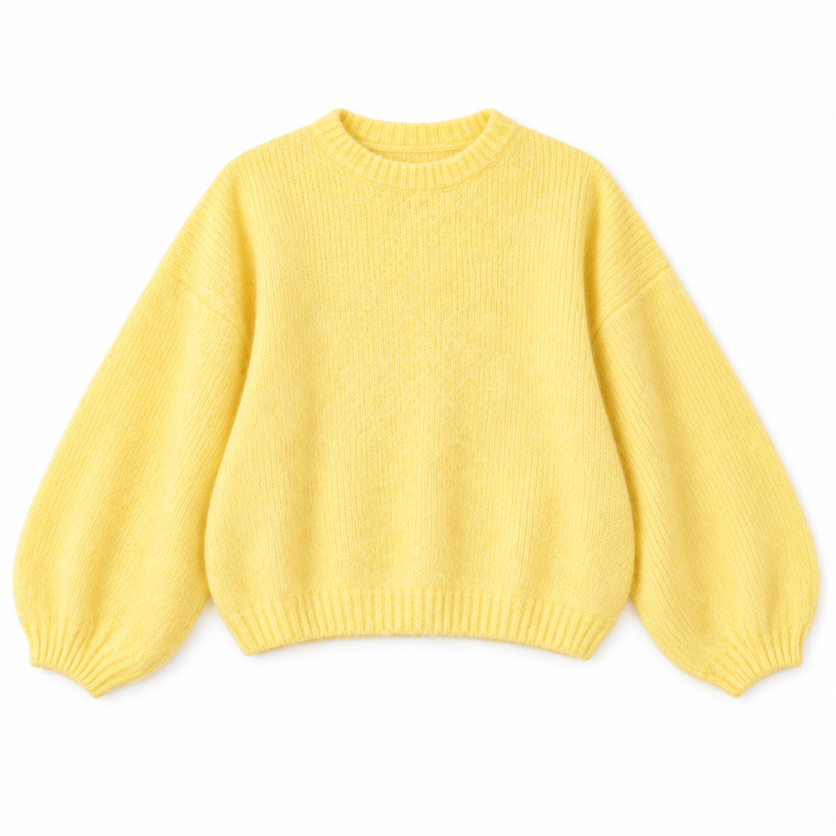 Jersey Manga Larga Abullonada Amarillo