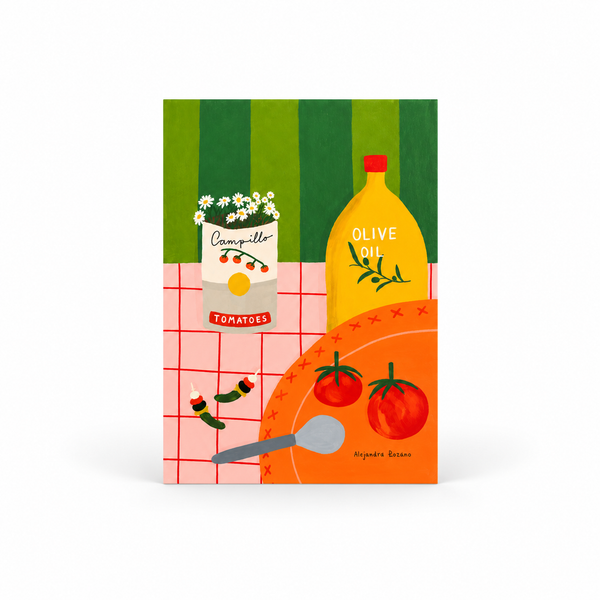 Lámina Aceite y Tomate