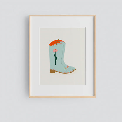 Lámina Botas Cowboy