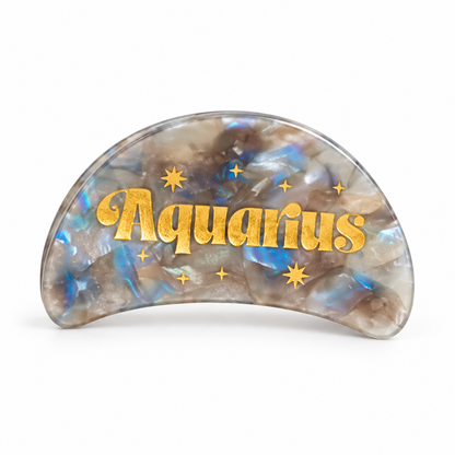 Pinza Horóscopo Zodiaco Resina Acuario