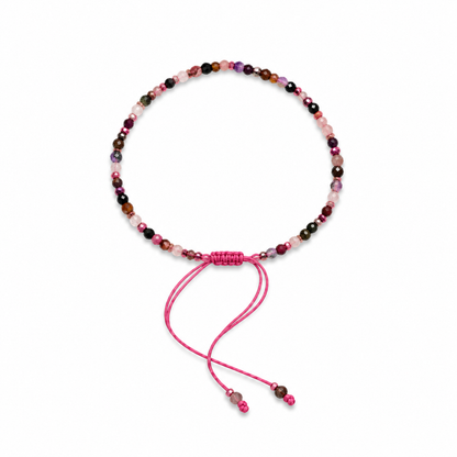 Pulsera Piedras Naturales - Circón blanco