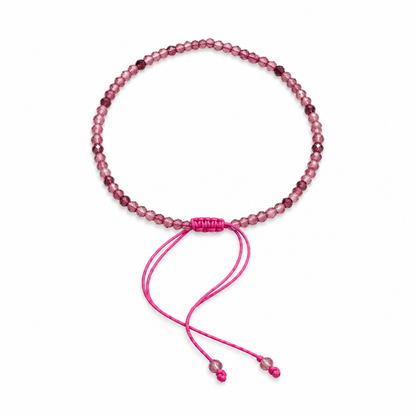 Pulsera Piedras Naturales - Ágata roja