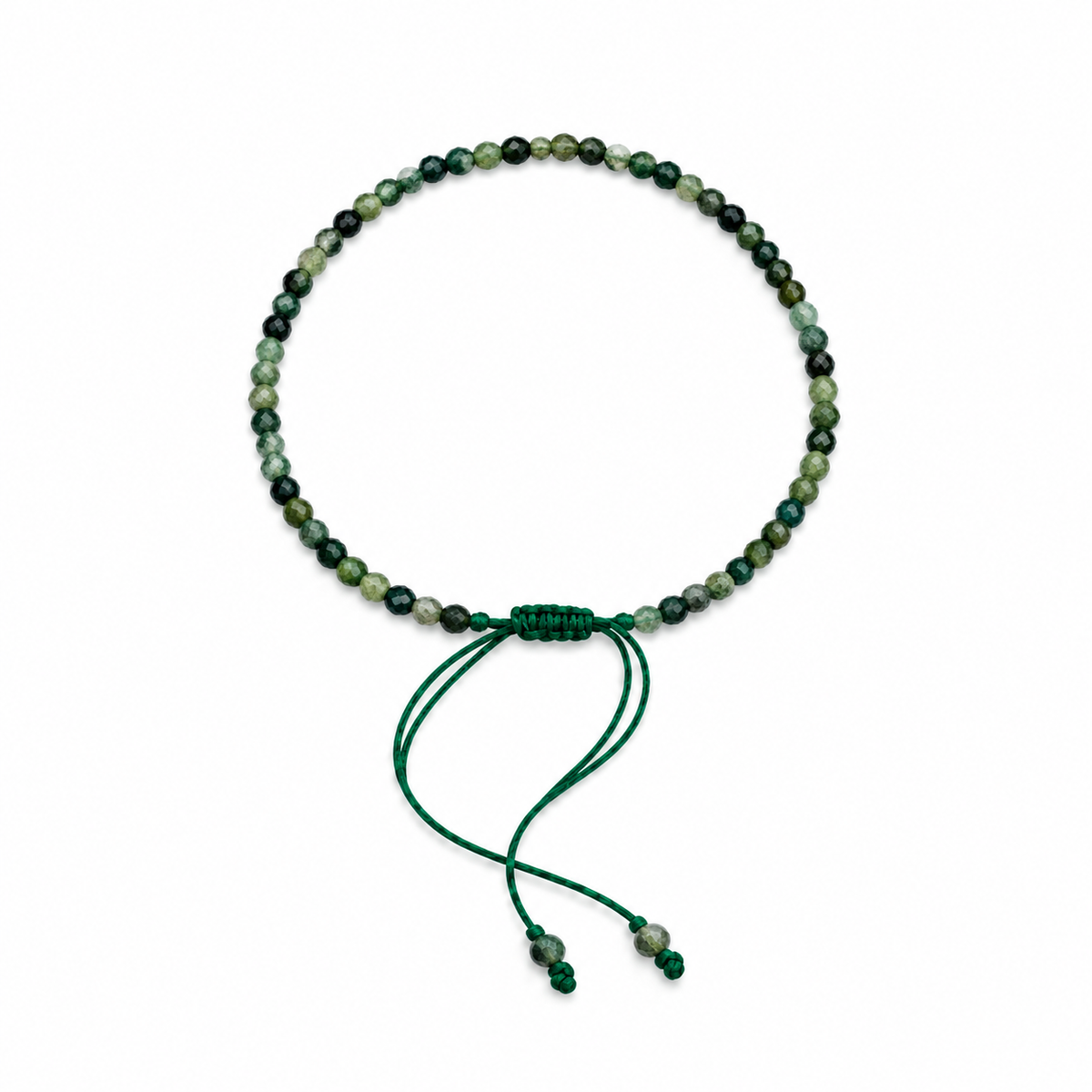 Pulsera Piedras Naturales - Ágata verde