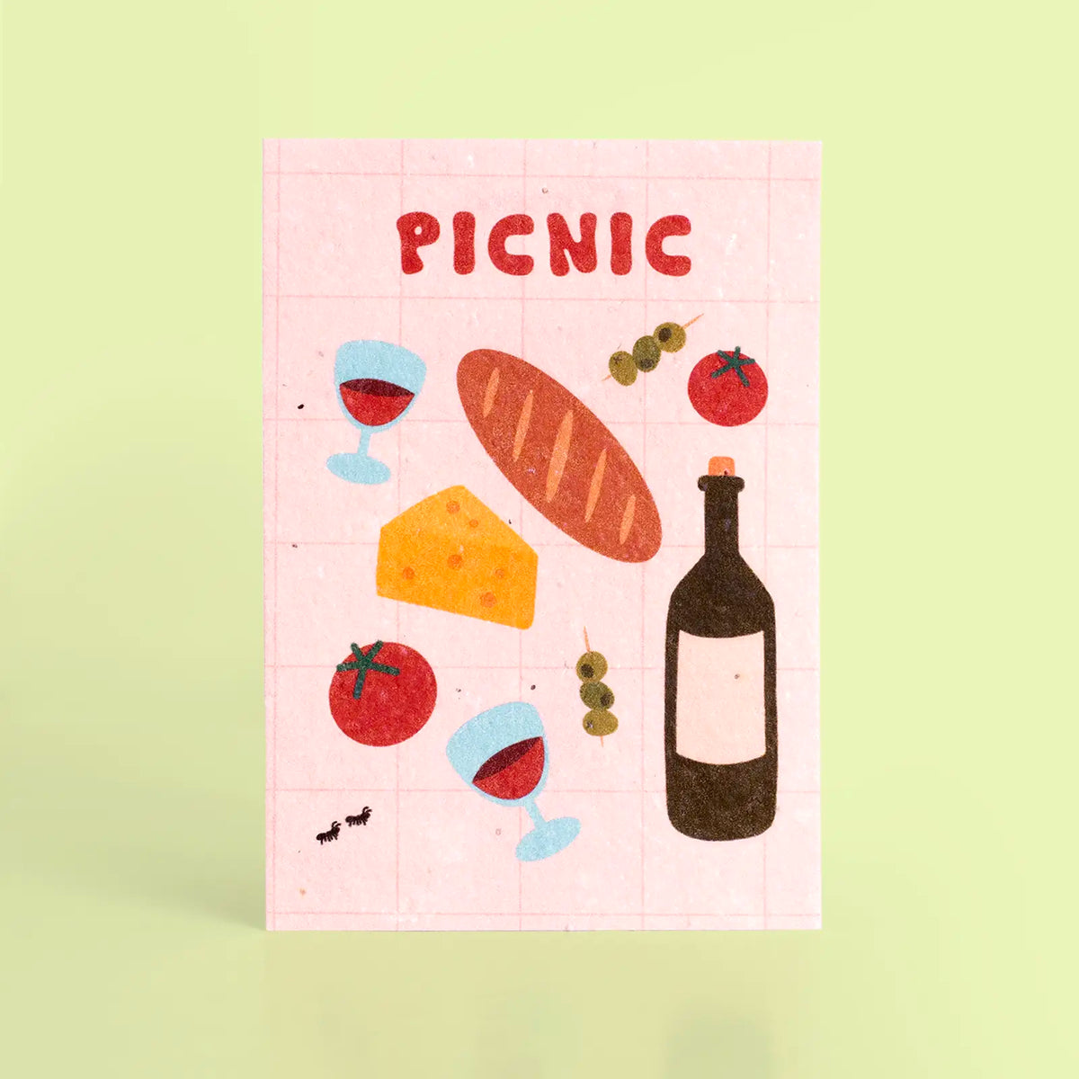 Postal plantable Picnic